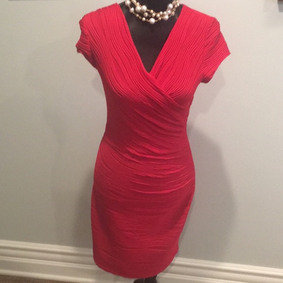 joseph ribkoff red dress